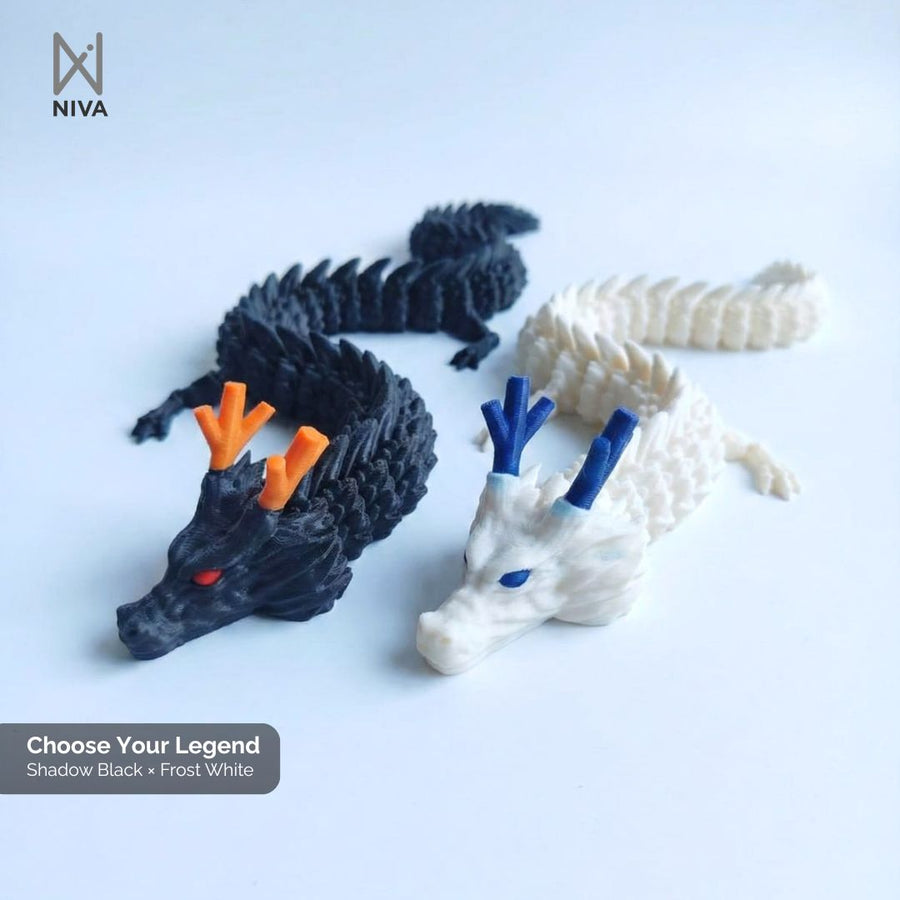 Flexi Dragon articulated body — bend and pose