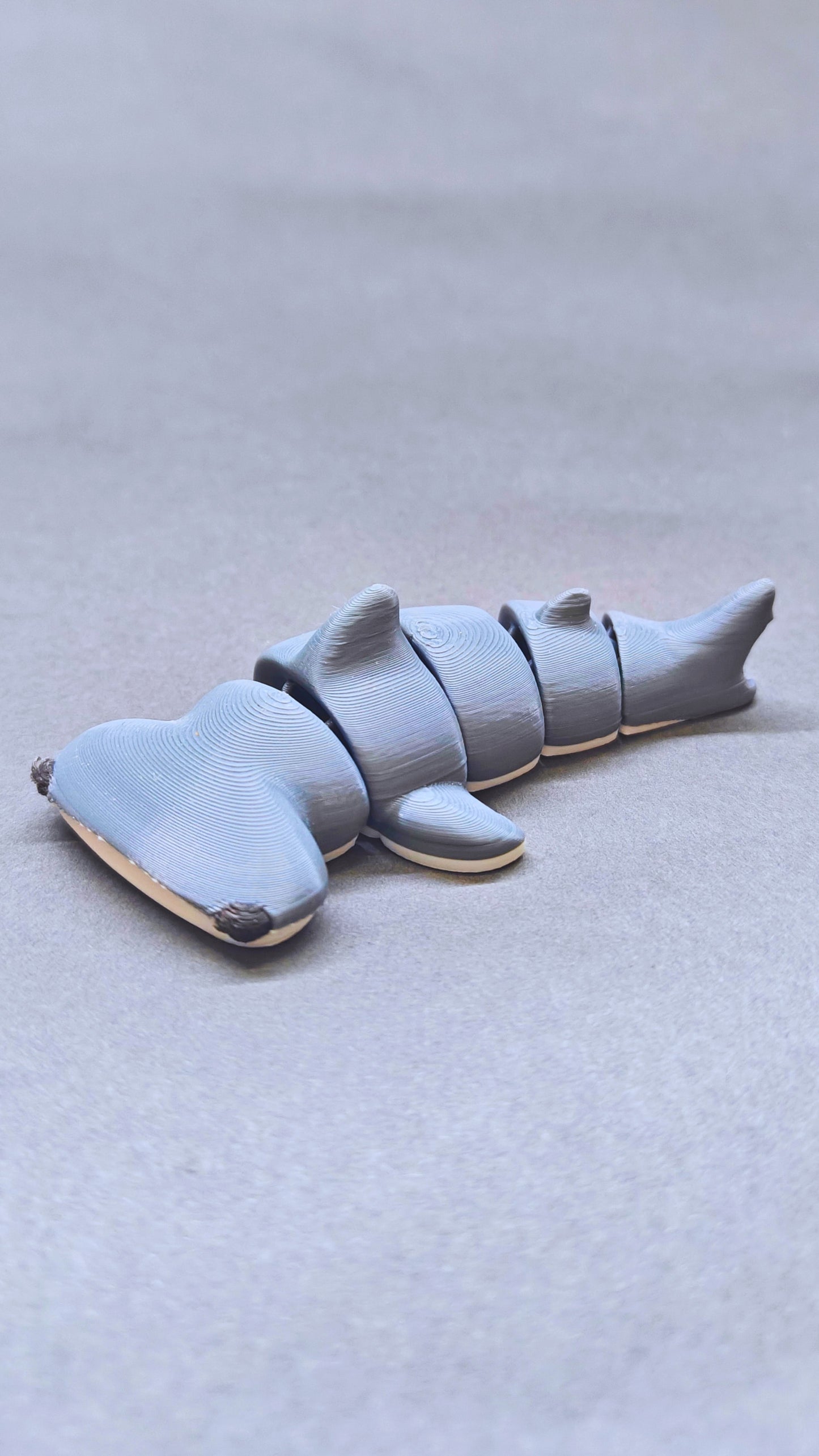 3D Printed Flexible Keychain | Hammerhead Shark