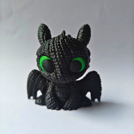 3D Printed Dragon Desk Buddy | Lil’ Night Fury