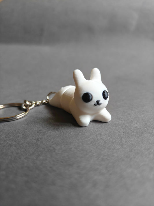 3D Printed Flexible Keychain | Bunny