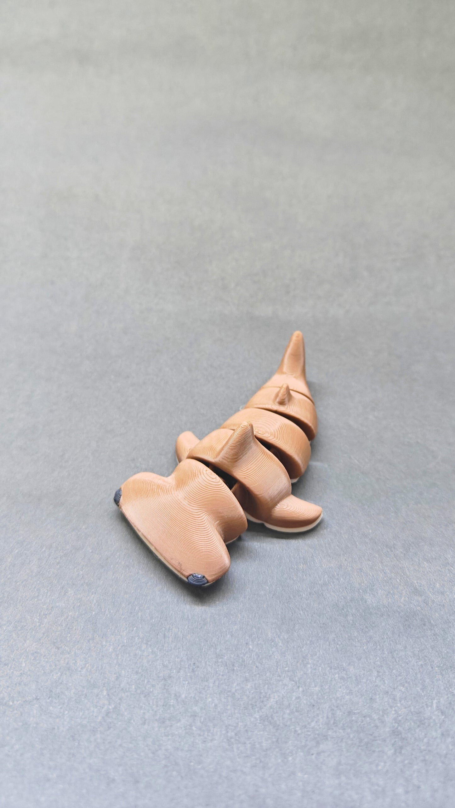 3D Printed Flexible Keychain | Hammerhead Shark