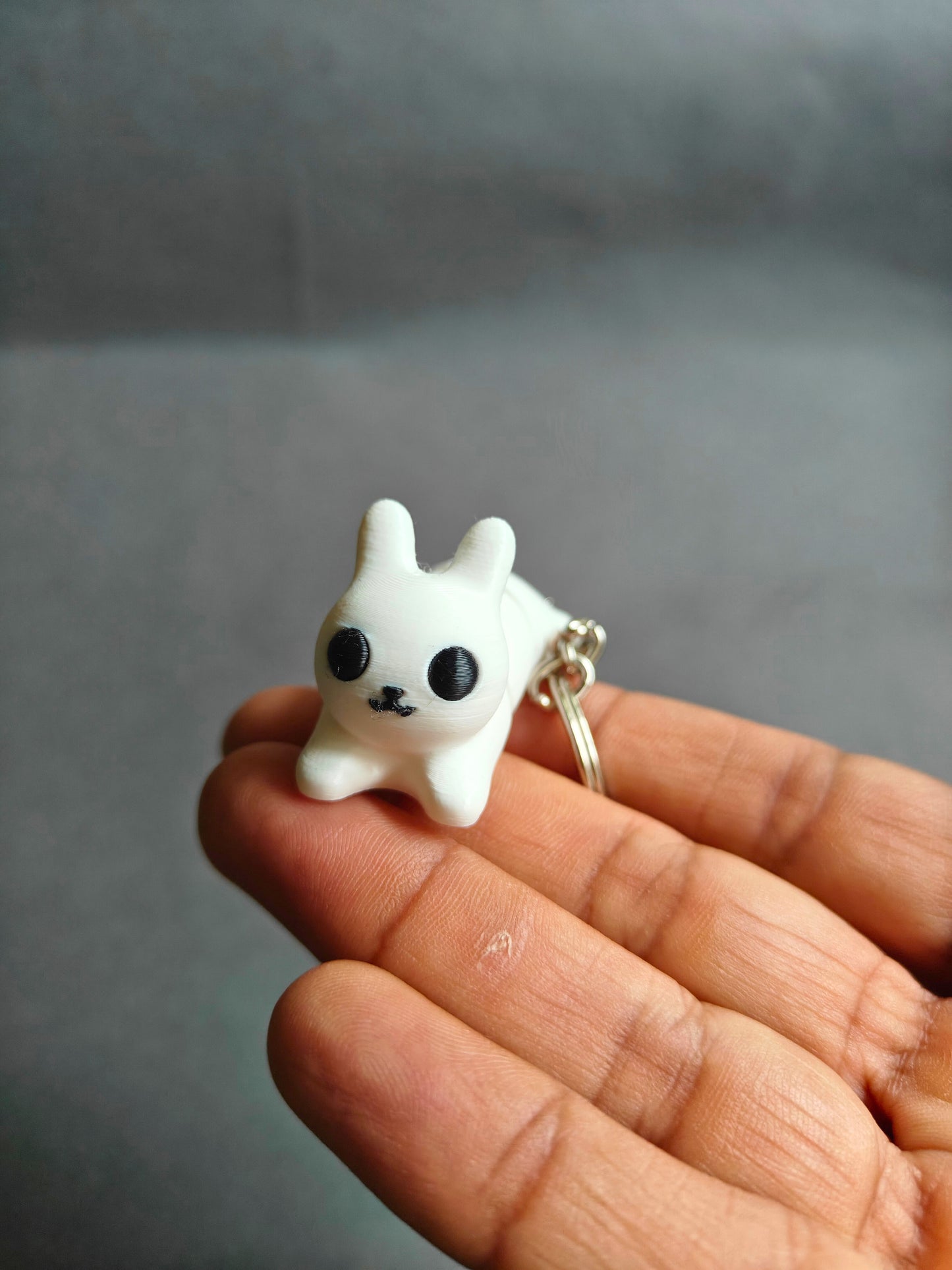 3D Printed Flexible Keychain | Bunny