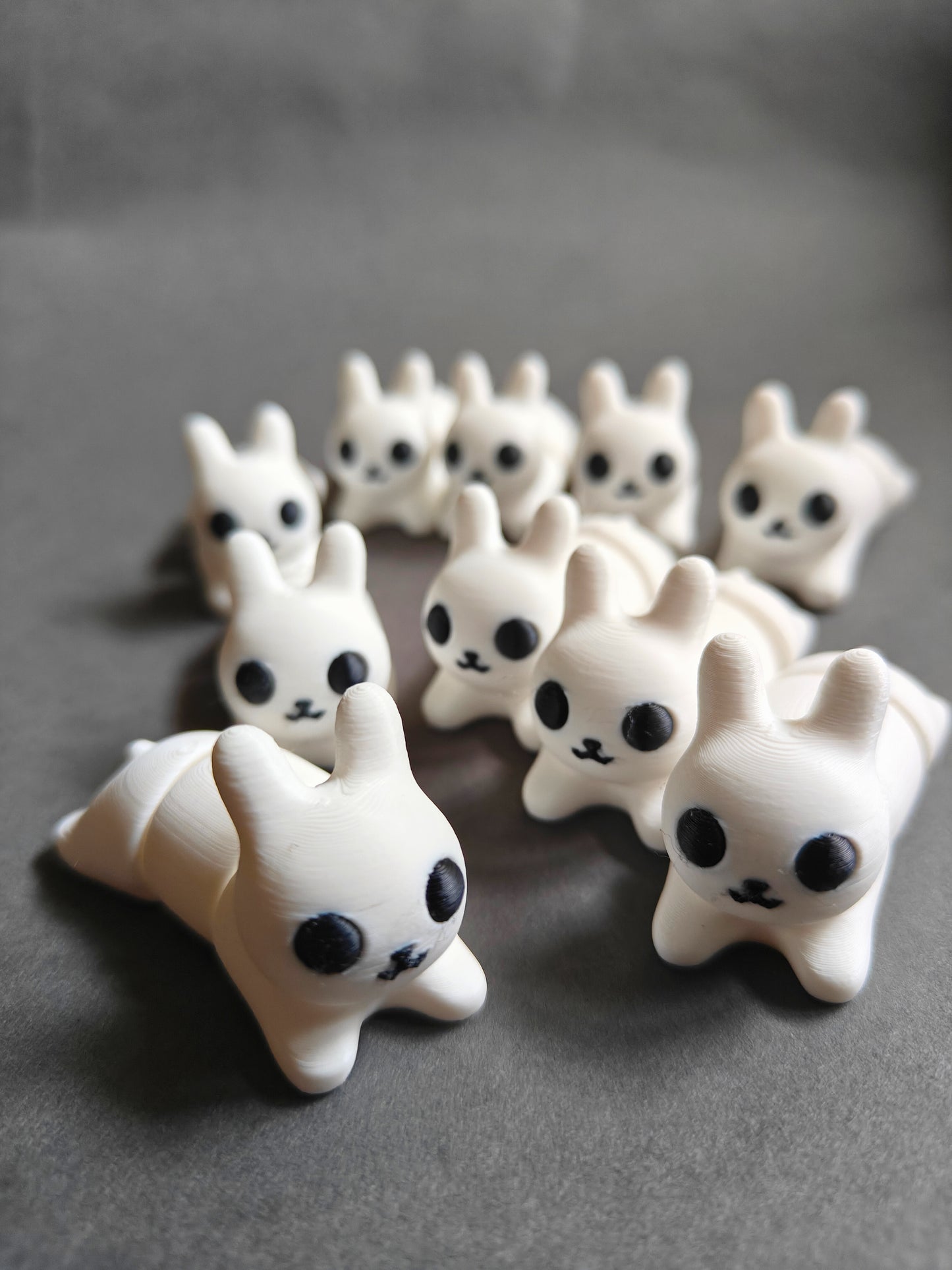 3D Printed Flexible Keychain | Bunny