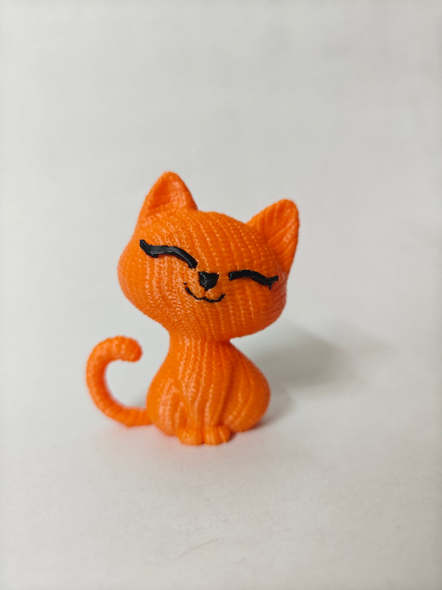 3D Printed Desk Buddy | Cute Knitted Cat