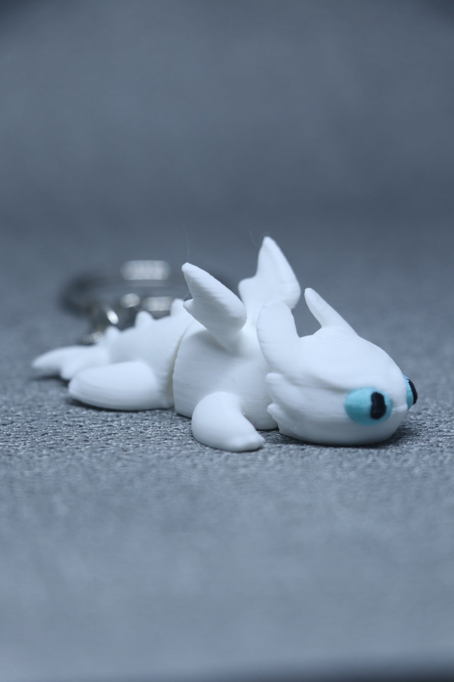 3D Printed Flexible Keychain Set Of 2 | Light Fury