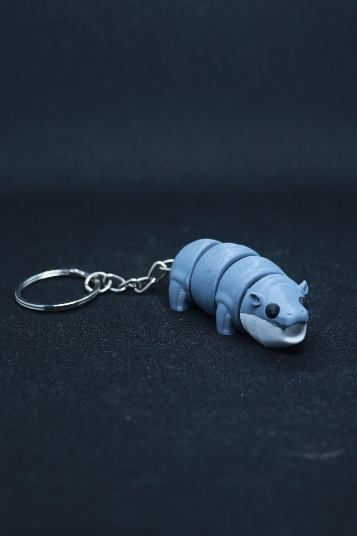 Hippo Keychains 3D Printed Flexible Keychain | Baby Hippo – The Niva Store