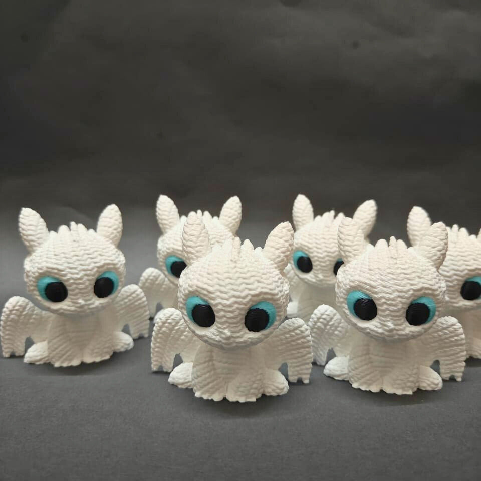 3D Printed Desk Buddy | Lil’ Light Fury