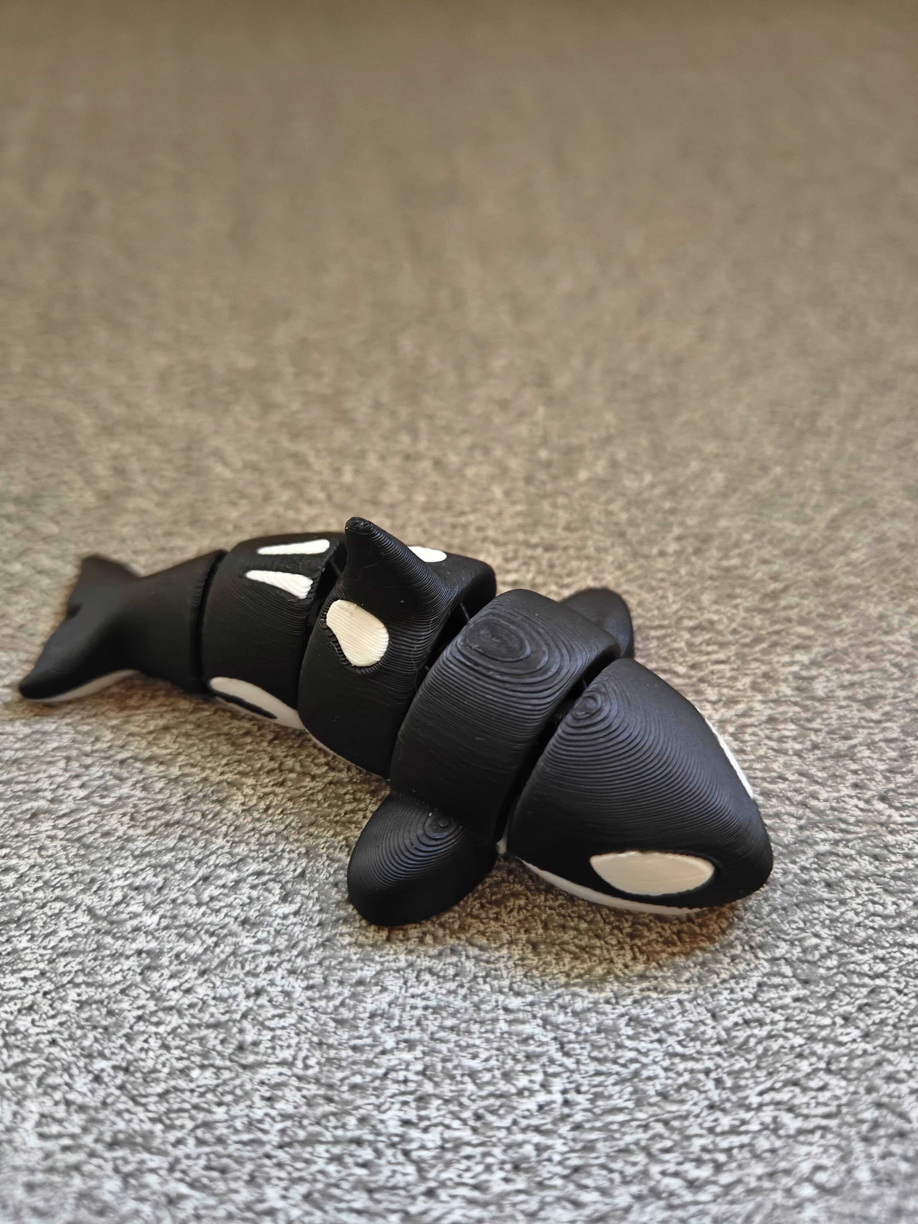 3D Printed Flexible Keychain | Orca Whale – The Niva Store