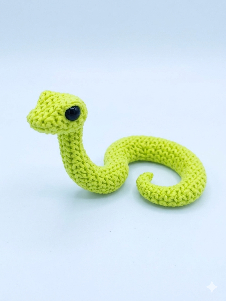 3D Printed Desk Buddy | Cute Knitted Snake