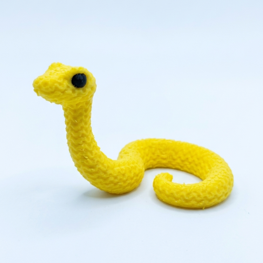 3D Printed Desk Buddy | Cute Knitted Snake