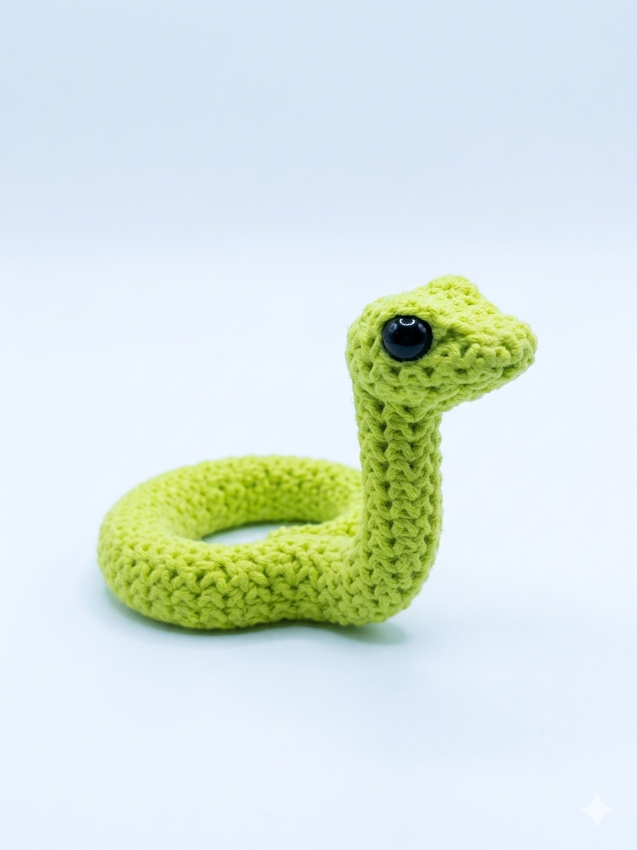 3D Printed Desk Buddy | Cute Knitted Snake