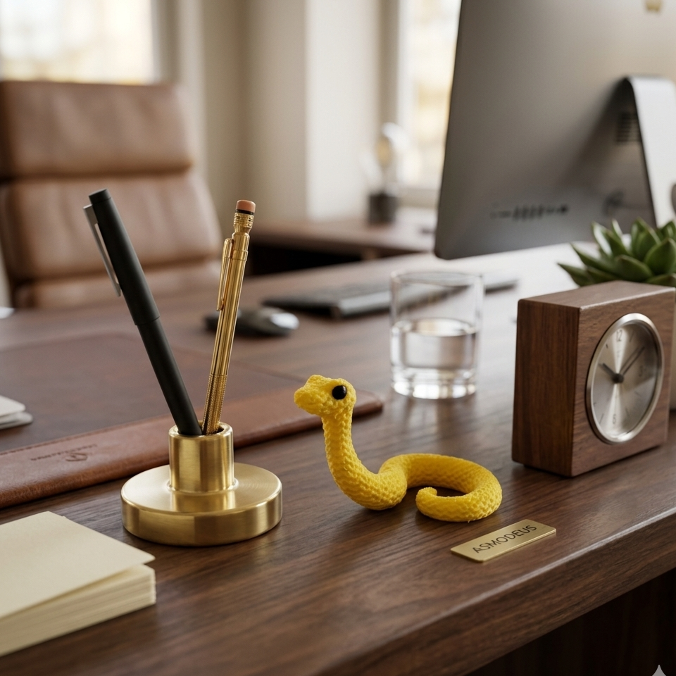 3D Printed Desk Buddy | Cute Knitted Snake